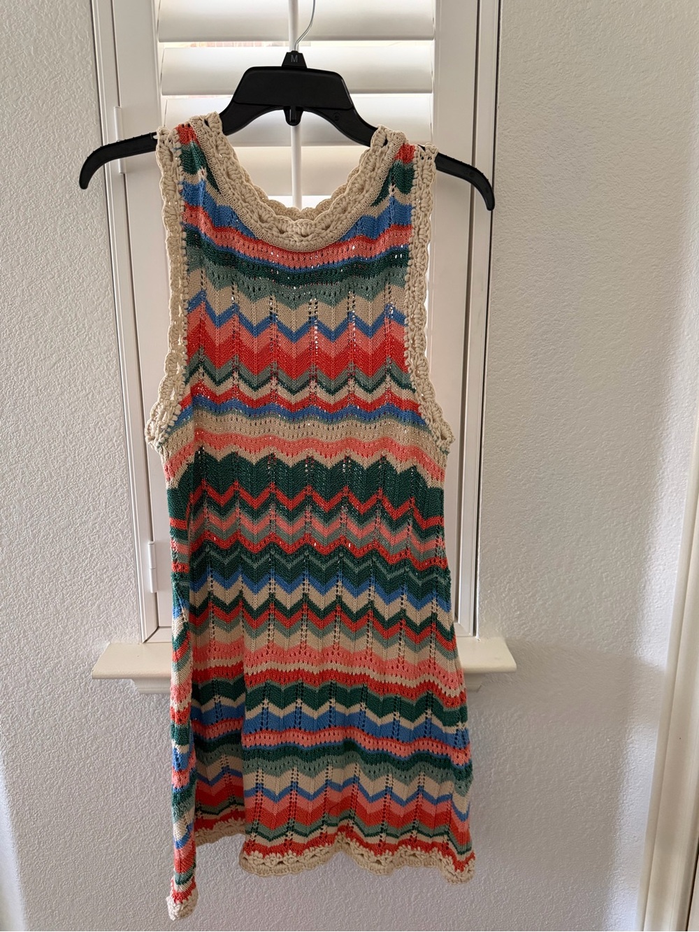 Free people crochet dress.